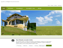 Tablet Screenshot of haus-harmonie.com